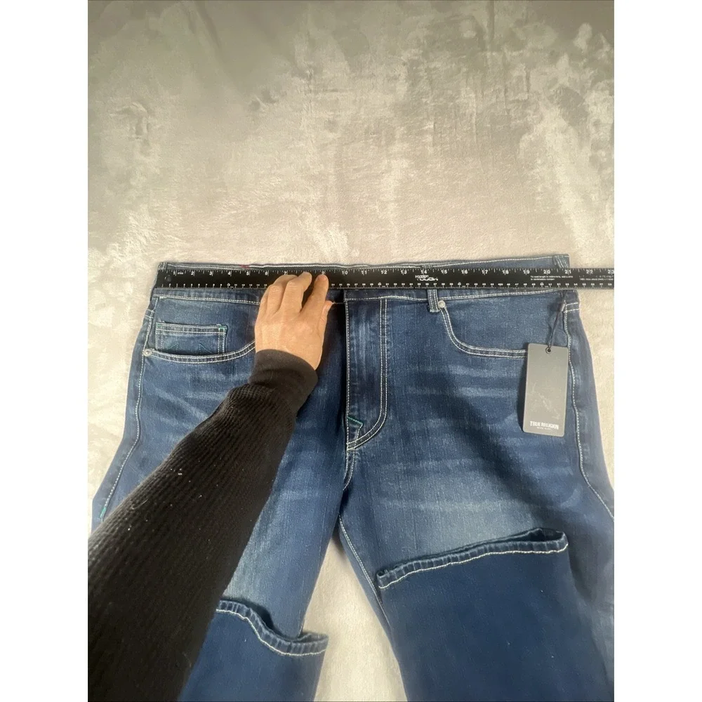 True Religion Ricky Relaxed Straight Jeans - Men's - W40 L34 -‎ New with Tags